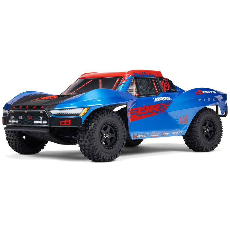 1/10 FURY 223S DSC 2WD RTR Brushless Short Course Truck, Blue - SCRATCH & DENT