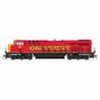 HO GE ES44AC, IAIS 516, 30th Anniversary "Rock Island" Paint, No-Sound / DCC-Ready