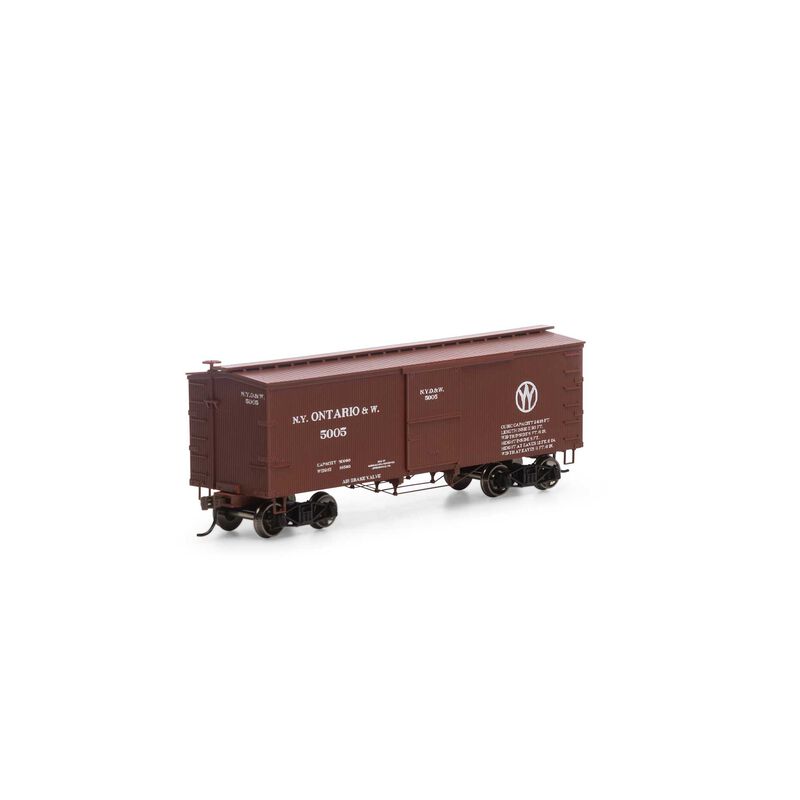HO 36' Old Time Wood Box, NYO&W #5005