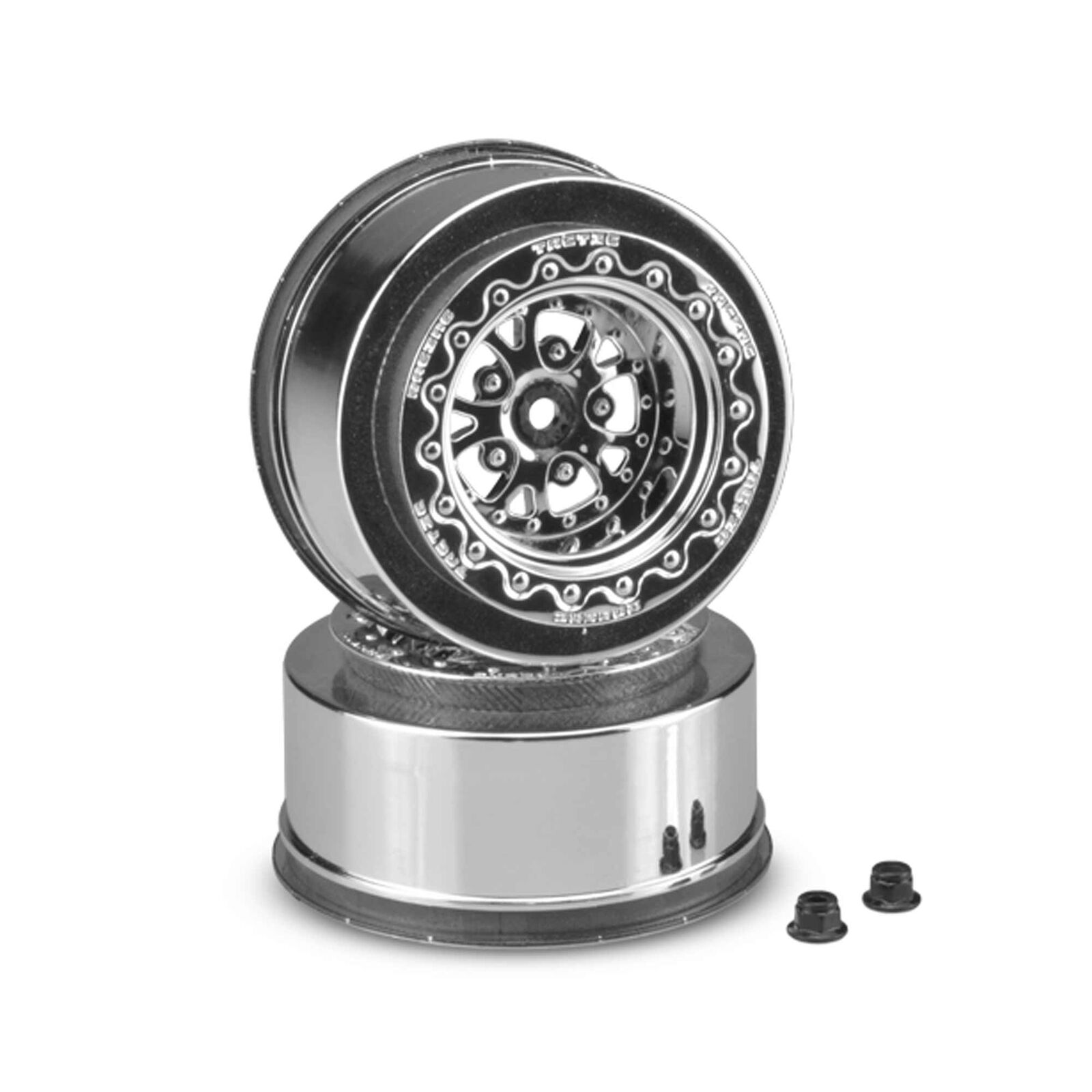 2.2 x 3.0". Rear Wheel, 12mm Hex, Chrome