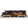 N GP 40 Loco Rio Grande 3136, Black/Orange