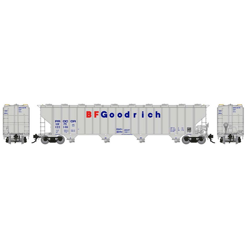 HO Procor 5820 Covered Hopper UNPX, BF Goodrich
