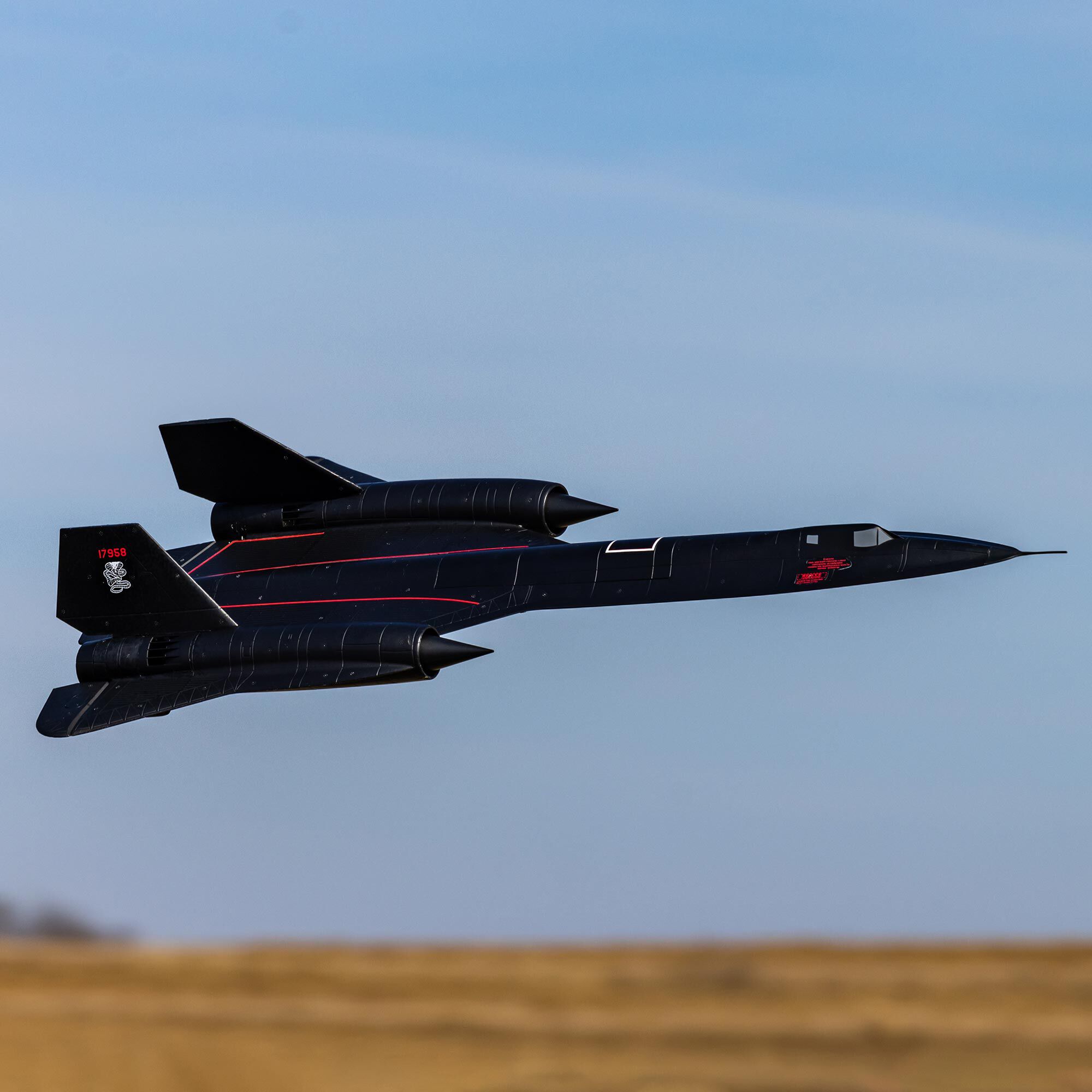 E-flite SR-71 Blackbird Twin 40mm EDF BNF Basic with AS3X and SAFE