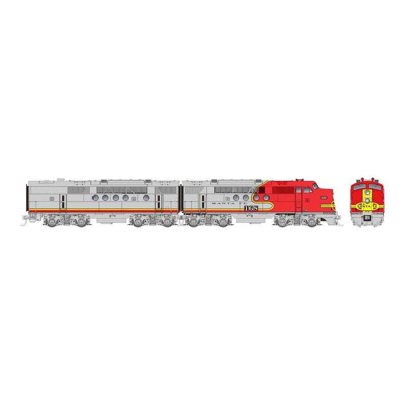 HO EMD FT A+B (DC/DCC/Sound): AT&SF - Passenger Scheme: #167B + 167C