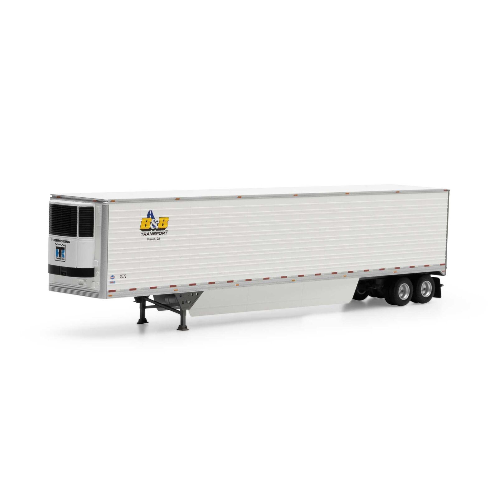 HO 53' Reefer Trailer, B&B Transport #2078