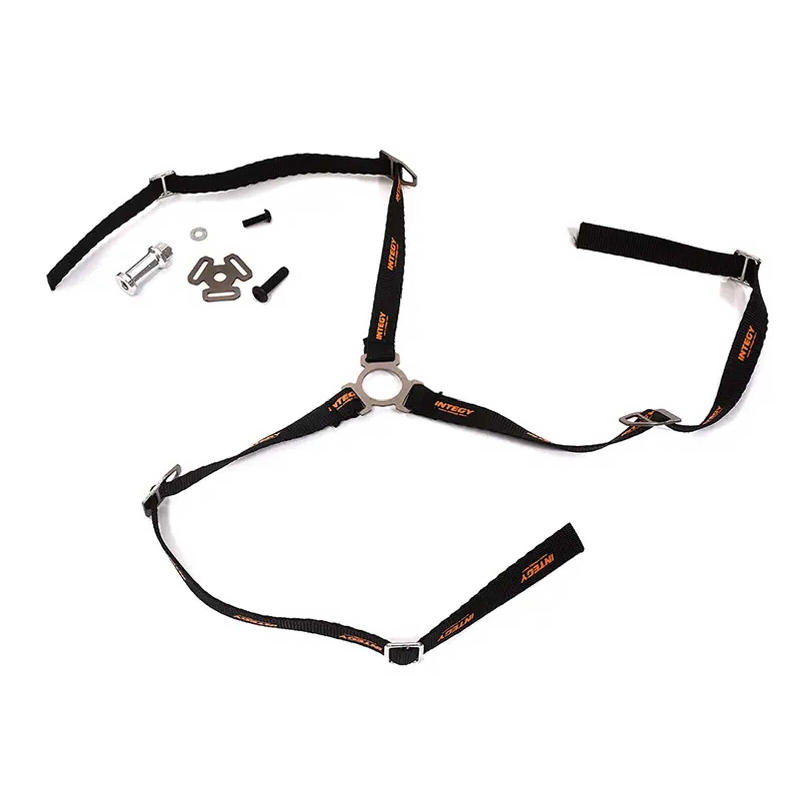 Realistic Spare Tire Straps w/ Mount for Losi 1/10 Lasernut U4 4WD Brushless RTR