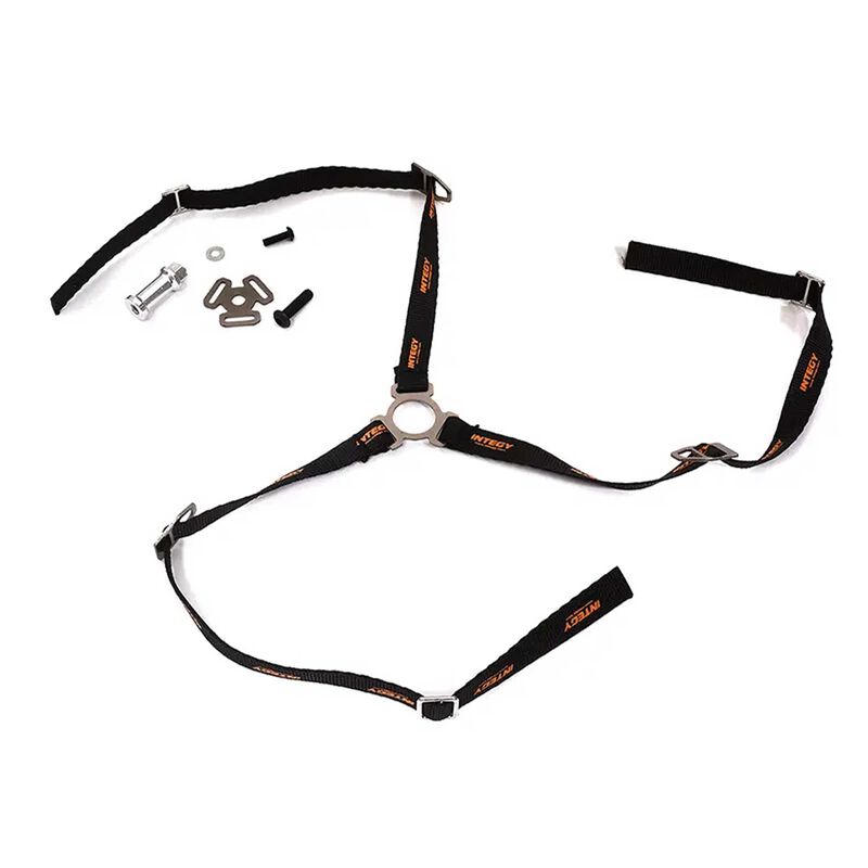 Realistic Spare Tire Straps w/ Mount for Losi 1/10 Lasernut U4 4WD Brushless RTR