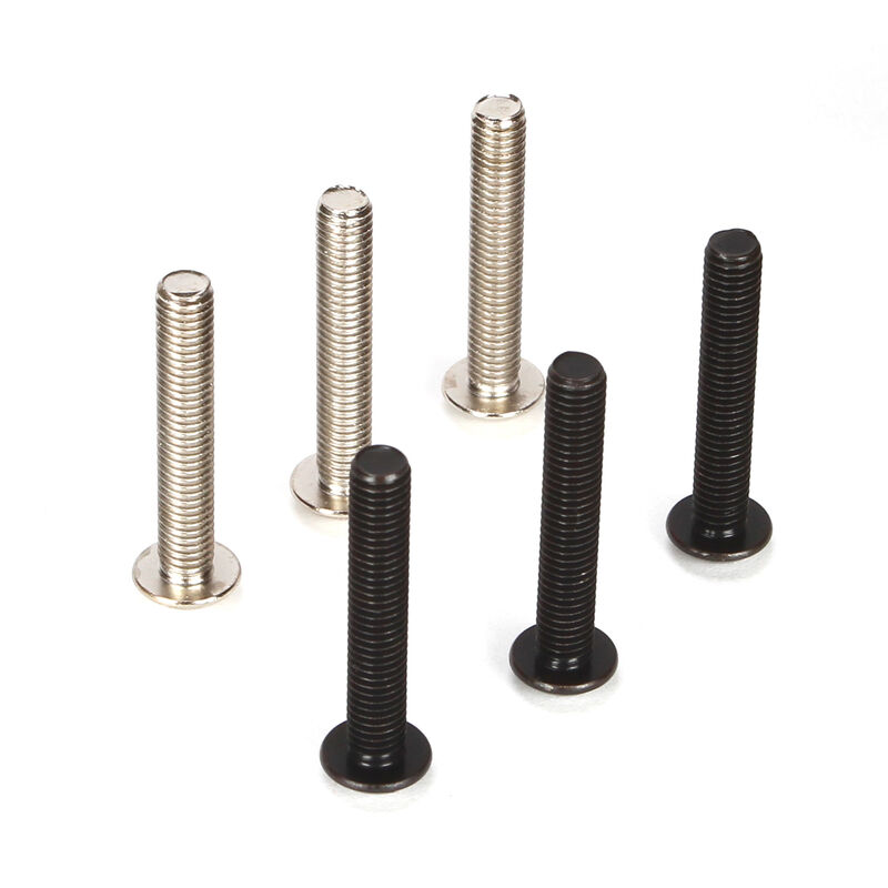 Lower Shock Mounting Screw Set, 5mm (6): 5IVE-T, MINI WRC