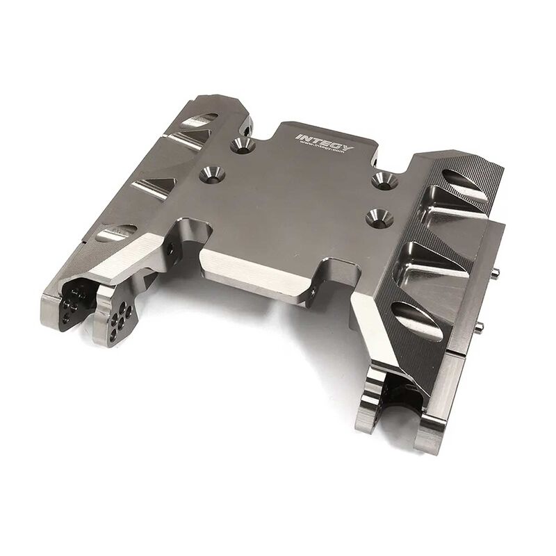 Billet Machined Center Transmission Gearbox Lower Mount for Axial SCX6 Crawler