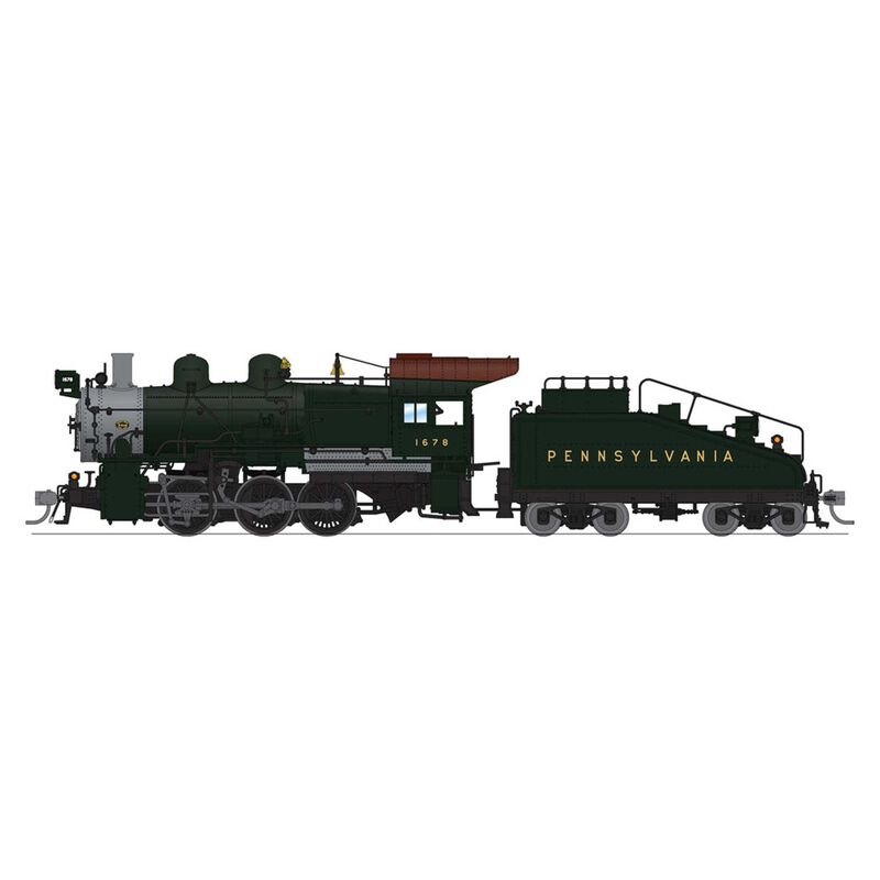 HO PRR B6sb 0-6-0, #4001, Futura Lettering, 60S66A Tender, No-Sound/DCC-Ready