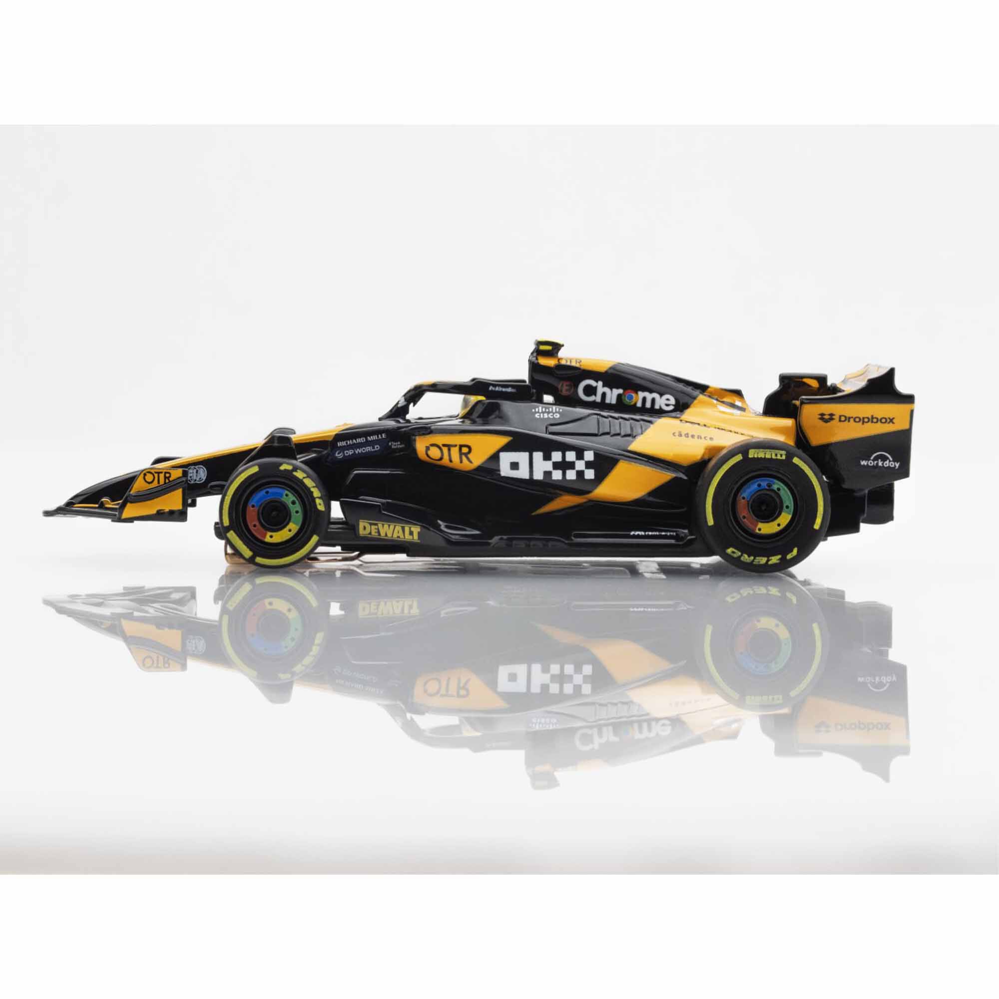 自動車 MFH 1/20 M-F1 2024 AFX/Racemasters HO 2024 McLaren Fomula-1 MCL38 #4 AU Mega G+ Slot