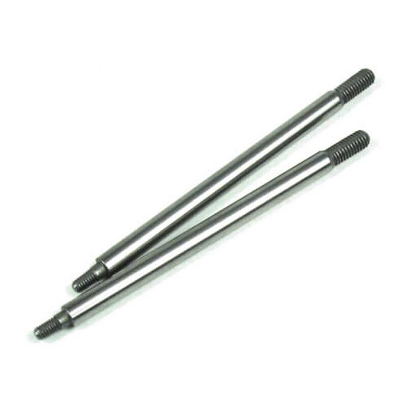 Shock Shafts Rear Steel, 122mm (2): EB48