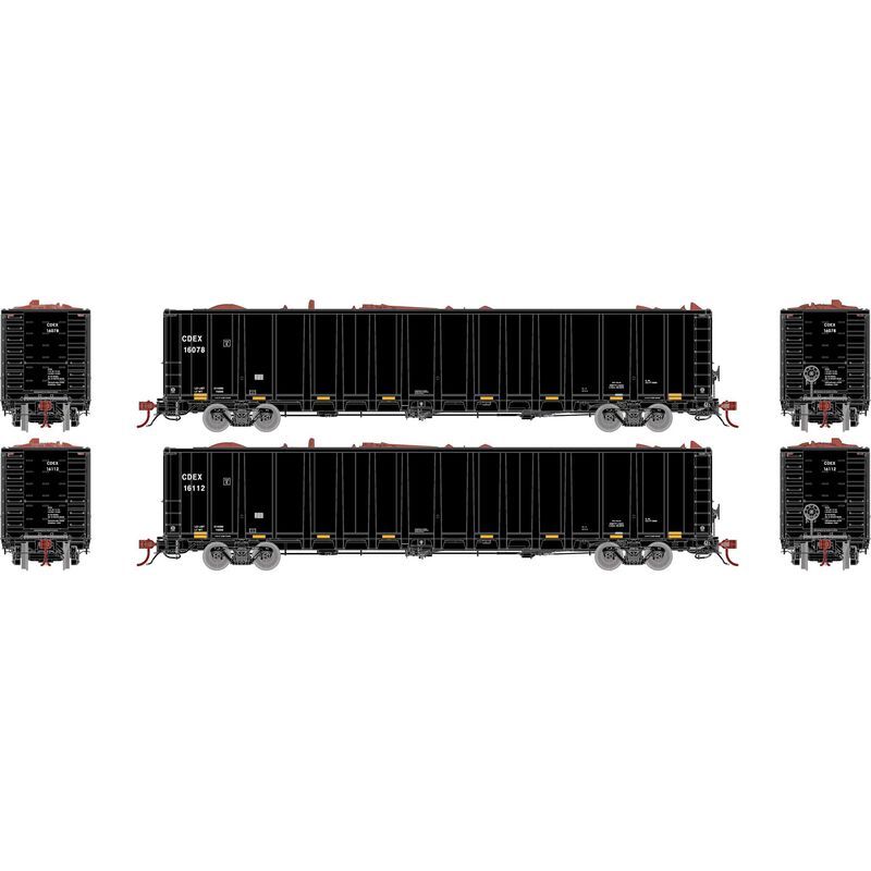 N NSC 6400 Gondola with Load, CDEX #16078, 16112 (2)