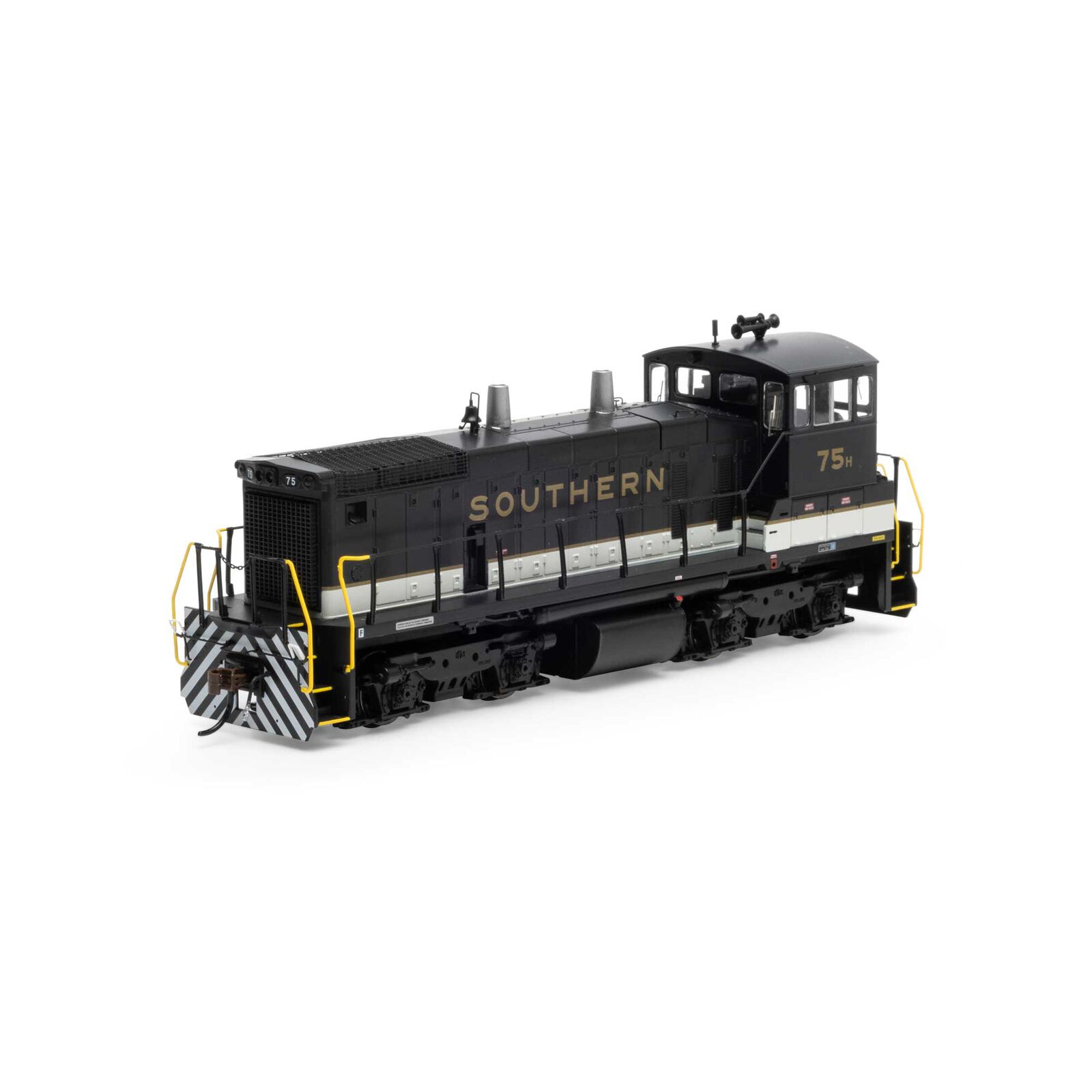 HO SW1500 Locomotive with DCC & Sound, Southern Railway #75H