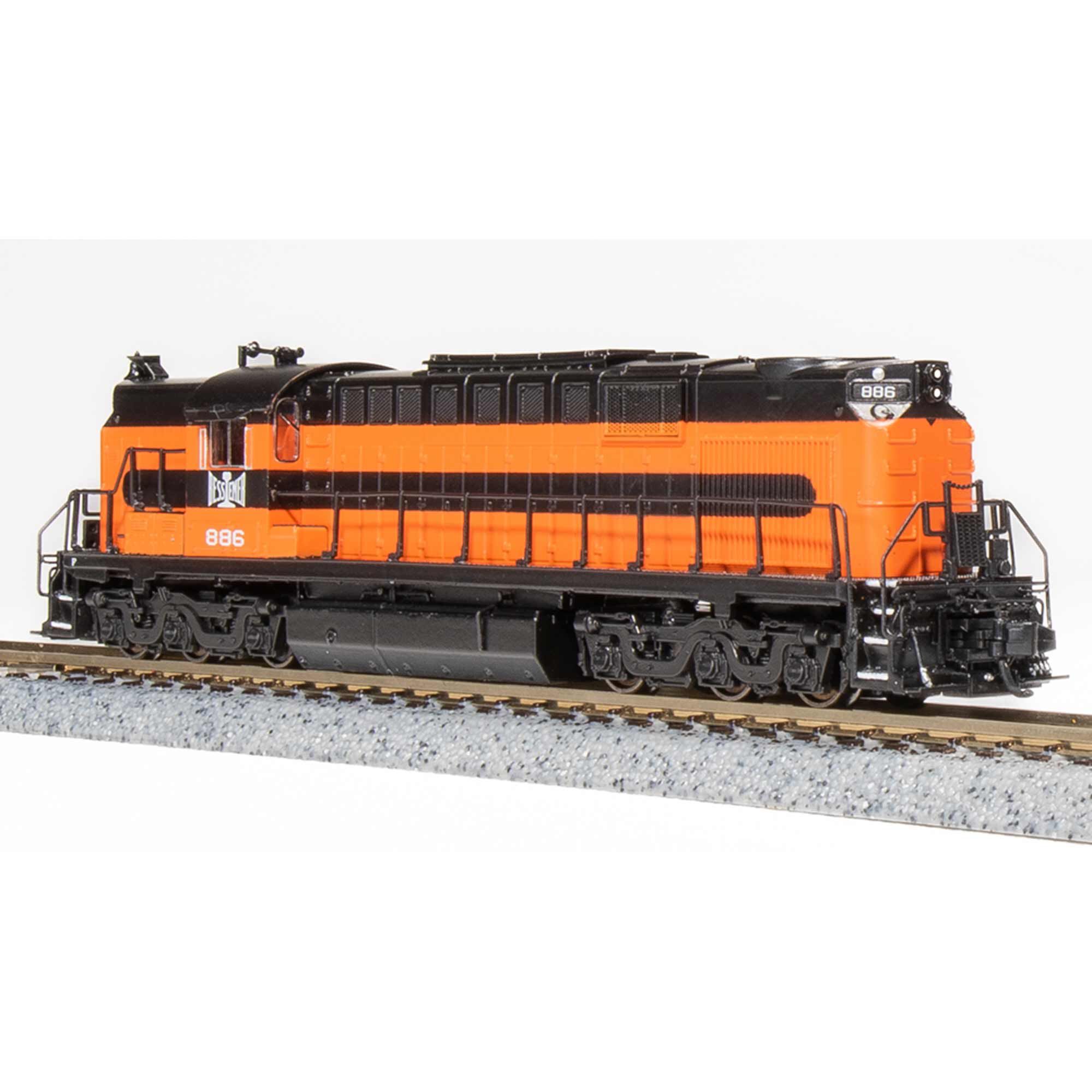 Broadway Limited Imports N Alco RSD-15 Locomotive, Orange/Black