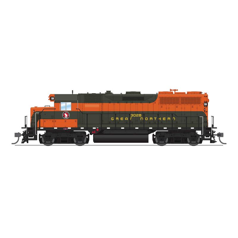 HO EMD GP35, GN 3028, Simplified Empire Builder, Paragon4 Sound/DC/DCC