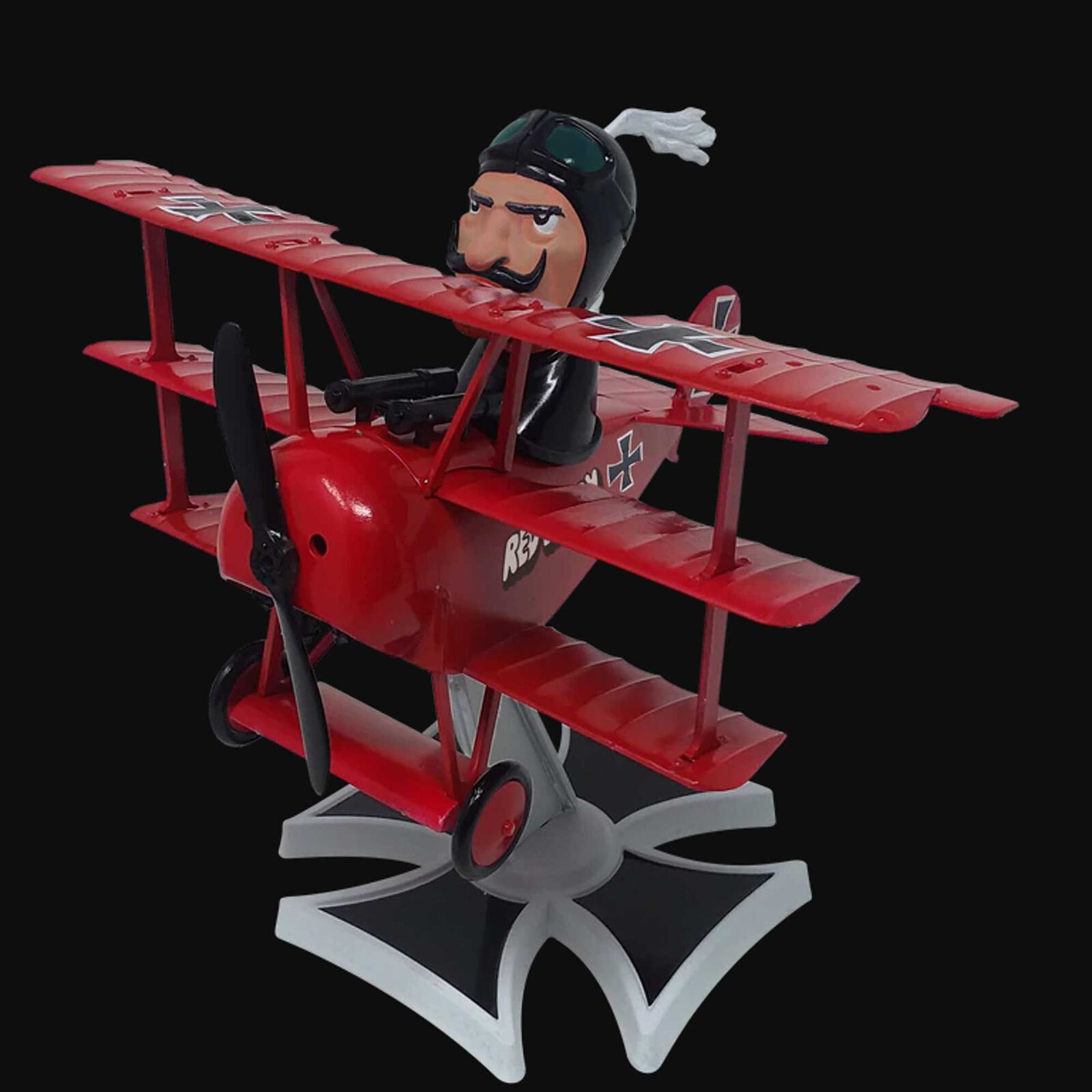 ATLANTIS TOY HOBBY Red Baron Fokker Tri-Plane Snap Kit