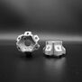 12mm Machined Aluminum Hex Hubs w/ Hardware, 7mm Offset (2)