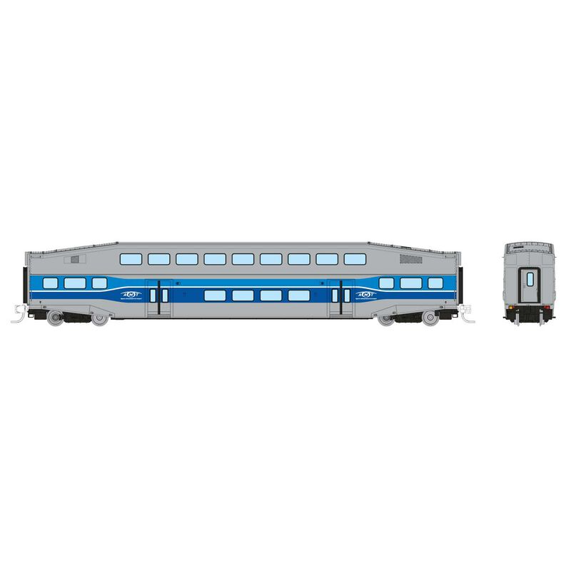 N Bilevel Commuter Car: AMT Montreal: Single Coach