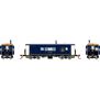 HO GEN ICC Bay Window Caboose w/Lights, BO #C-3707