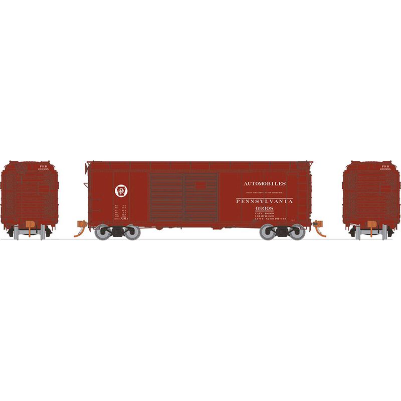 HO X31A Boxcar Double Door PRR Circle (1)