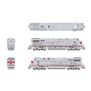 HO GE ES44AC Locomotive with DCC & Sound, CBQ #6325 Aluminum/Red Fantasy Paint