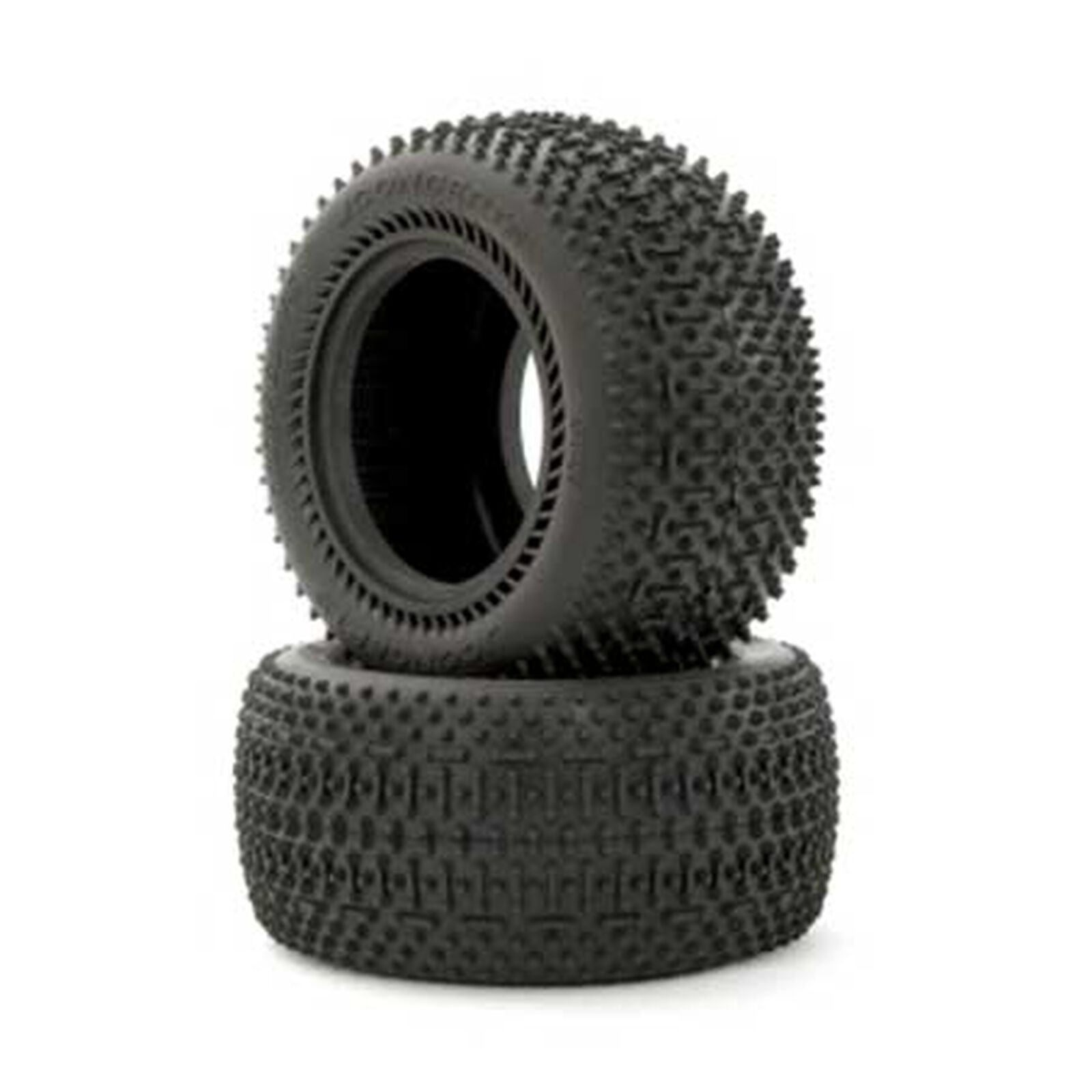 1/10 Goose Bumps 2.2” Truggy Tires and Inserts, Green Compound (2)
