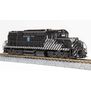 N Alco RSD-15 Locomotive, Zebra Stripes, Paragon4, ATSF #810