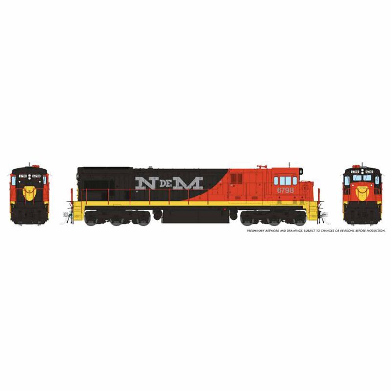 HO C30-7 Locomotive DC/DCC & Sound, NDEM #11017