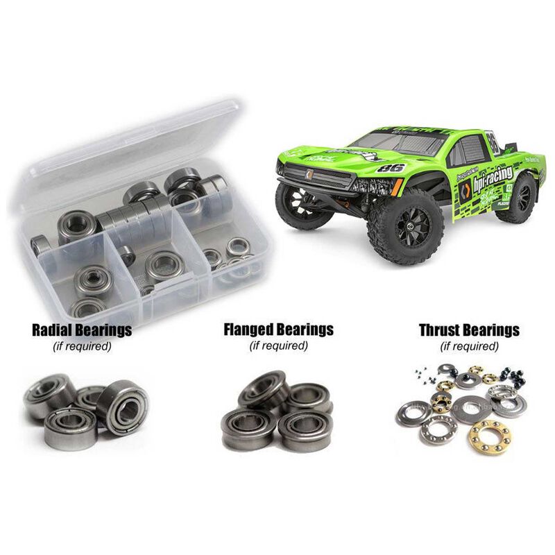 Metal Shielded Bearing Kit, 1/10 HPI Racing Jumpshot SC V2