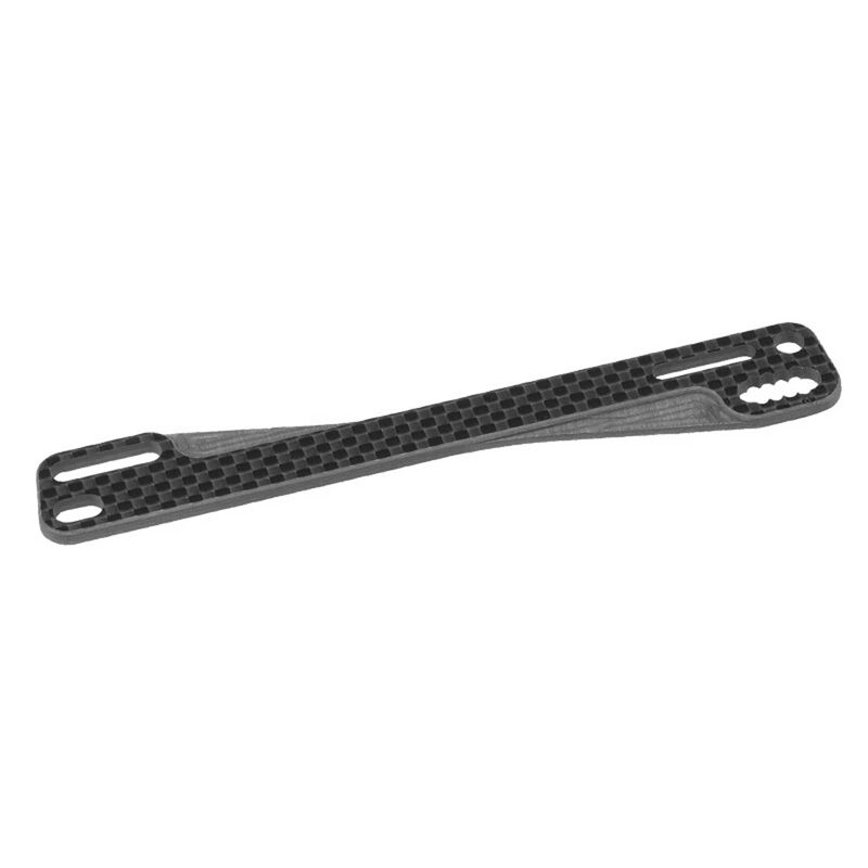 B74, B74.1 Carbon Fiber Battery Brace, Ribbed & Chamfered
