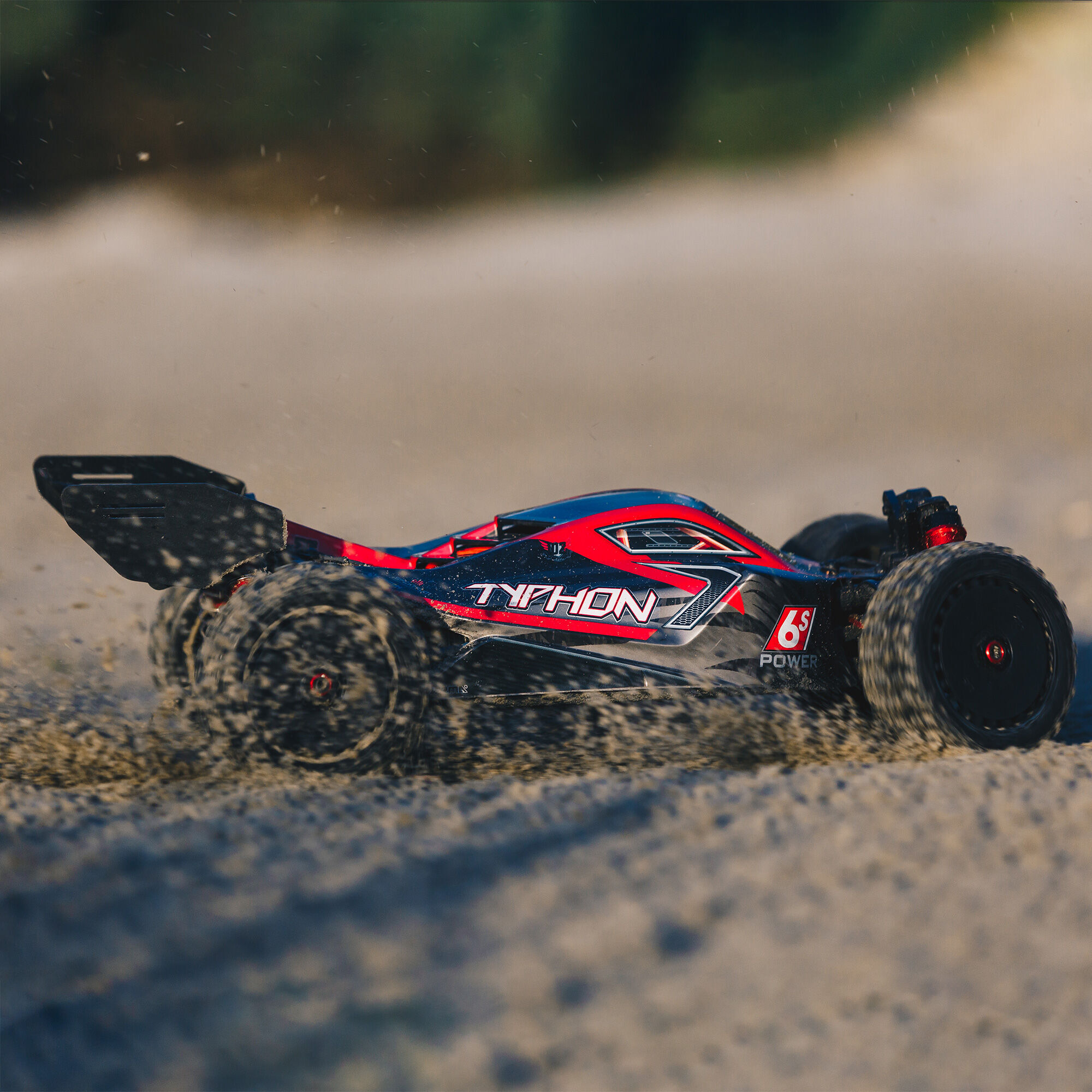ARRMA 1/8 TYPHON 6S 4X4 RTR Brushless Buggy, Black | Tower Hobbies