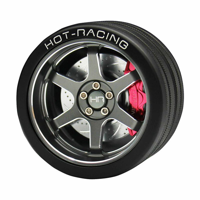 Aluminum TE37 Steering Wheel, FlySky NB4 Transmitter, Gunmetal