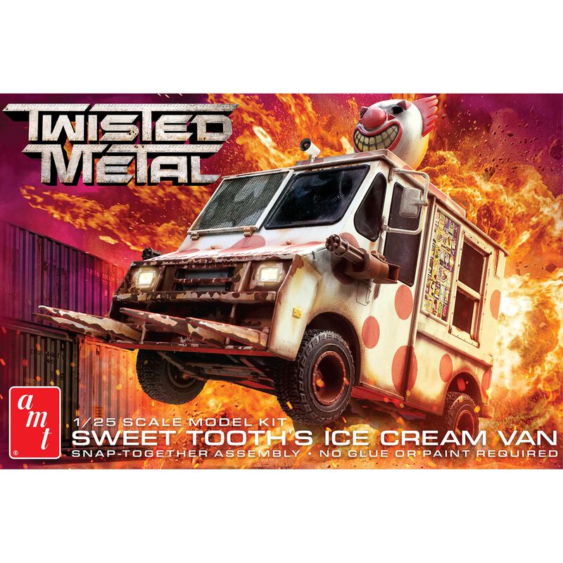 AMT 1/25 Sweet Tooth Ice Cream Van "Twisted Metal" Snap Model Kit
