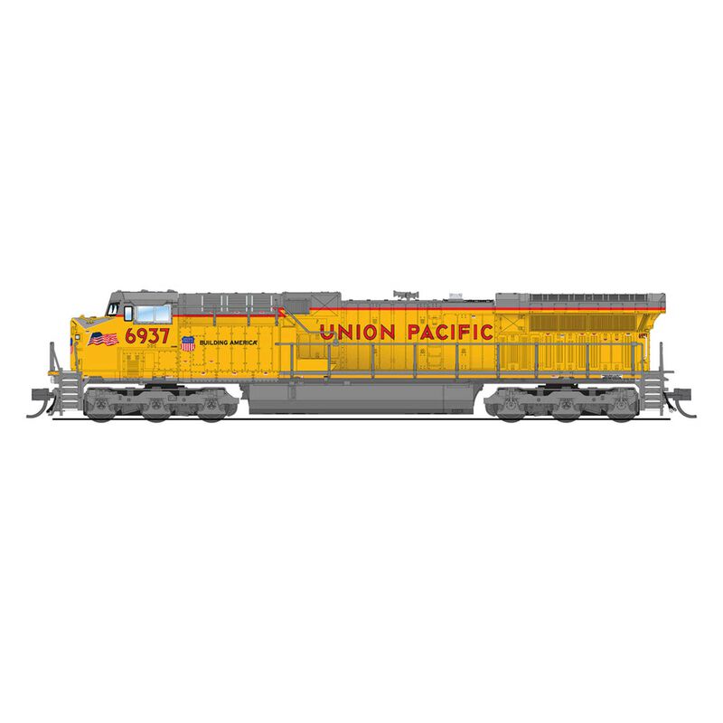 N GE AC6000 Locomotive, UP #6965, Small Flags Scheme