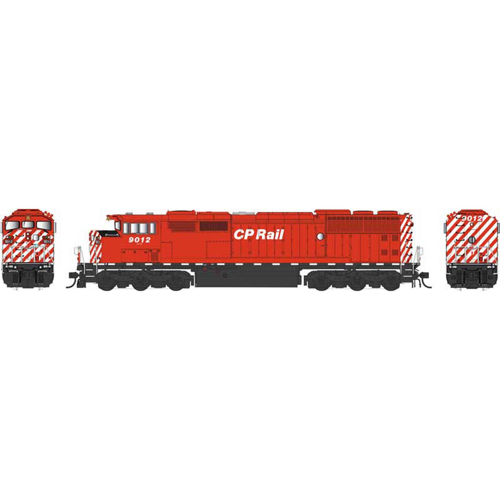 HO SD40-2F CPR Sill Dashes #9021