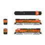 HO GE ES44AC Locomotive, BNSF #6329 Swoosh Scheme