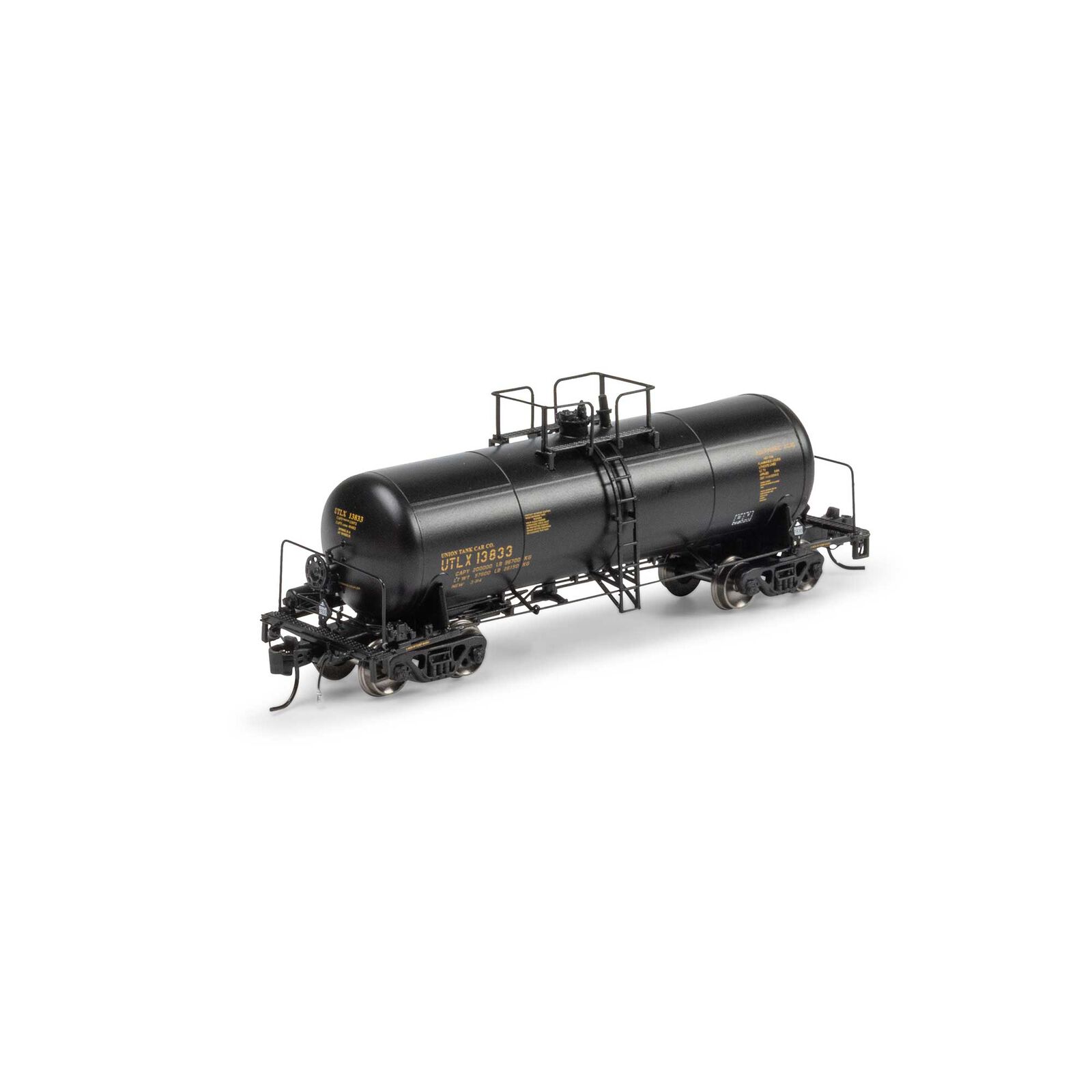N 13,600-Gallon Acid Tank, UTLX, Black #13833