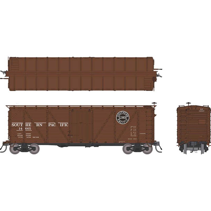 HO B-50-15 Boxcar 46-52 with Murphy Roof SP Single