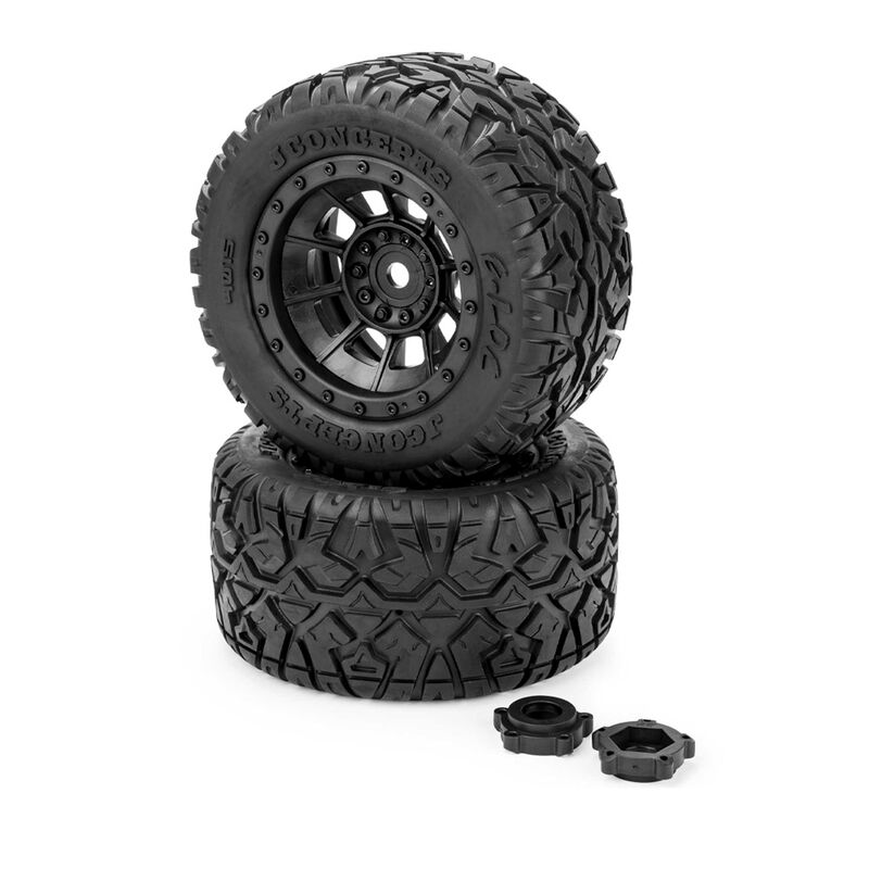 1/5 G-Locs Pre-Mounted Monster Truck Tires, Platinum Compound (2)