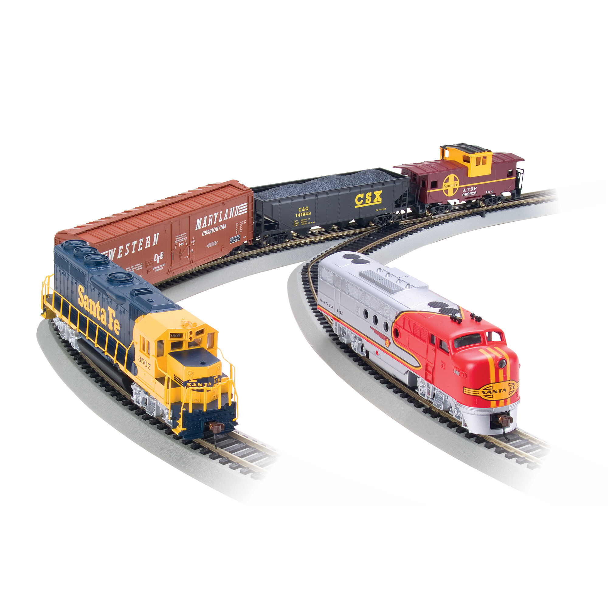 Bachmann Industries HO Scale Digital Commander Deluxe Train Set