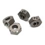 Billet Machined 17mm Hex Wheel Adapters: Axial SCX6