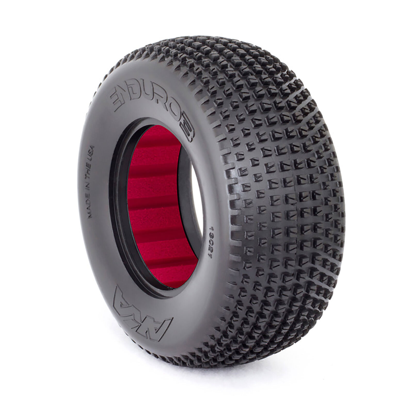 1/10 Enduro 3 Wide SSLW Short Course Tires with Red Insert (2)