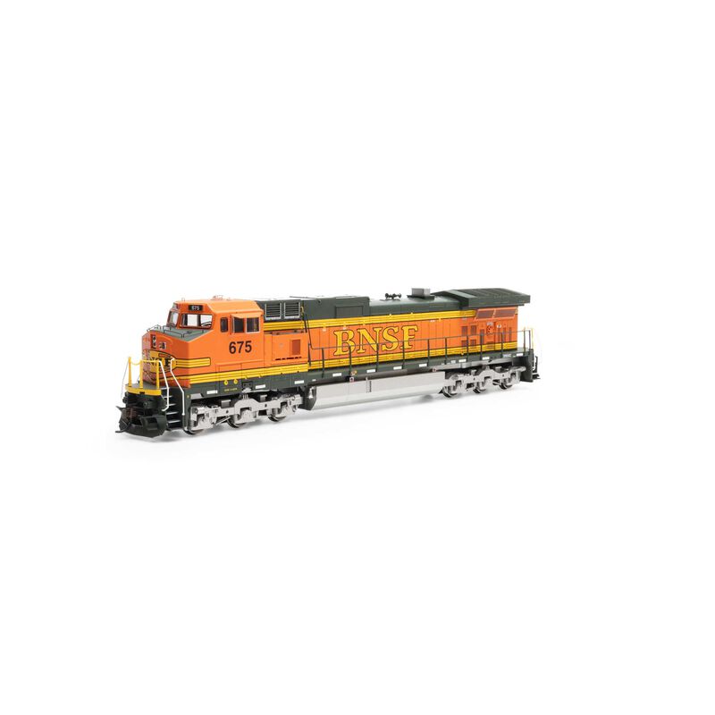 HO Dash 9-44CW Locomotive Sound-Ready, BNSF & Heritage II #675