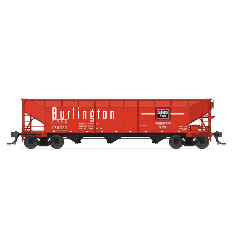 HO, AAR 70-ton Triple Hopper, CBQ, #170350