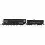 HO Southern Pacific GS-4 4-8-4, #4445, Deskirted, Painted Black, No Trim on Pilot, Paragon4 Sound/DC/DCC, Smoke