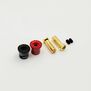 Heatsink Bullet Grips with 5mm Bullets, Black/Red