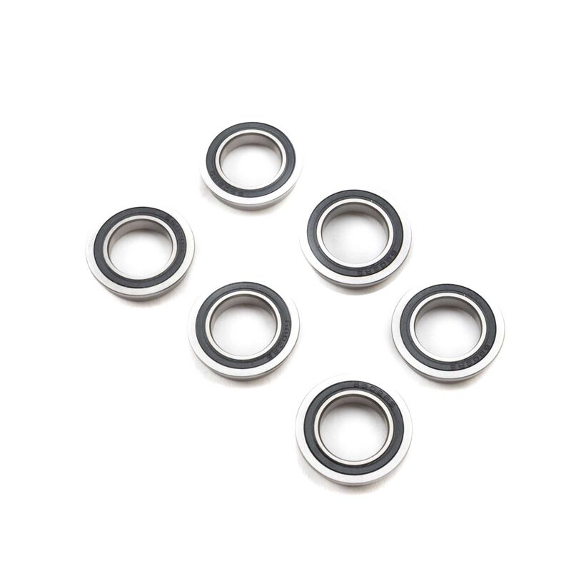 Losi Diff Support Bearing, 15x24x5mm Flanged (6): ALL 5IVE