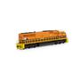 HO SD60M with DCC & Sound, B&P/Orange/Yellow #3890