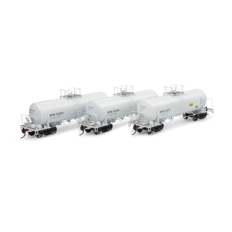 HO 13K Gallon Acid Tank Car, RPBX #23224/23246/23271 (3)